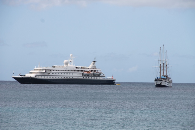 2014 Cruise Season officially starts on Nevis; two ships call in one day