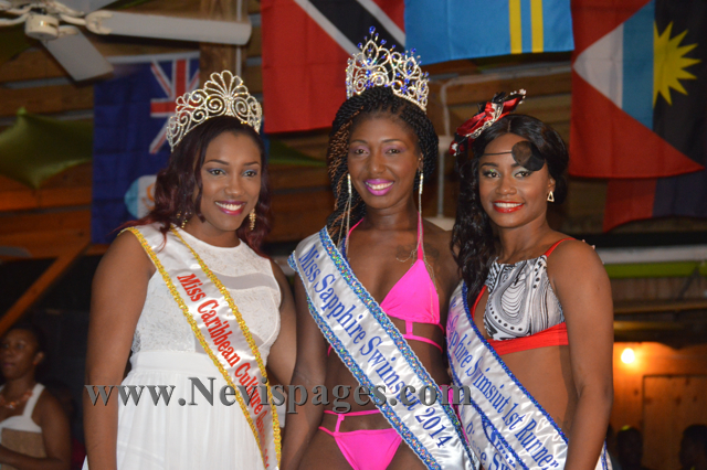 Sidamo Jones crowned winner in the inaugural ‘Miss Sapphire Swimsuit’ competition