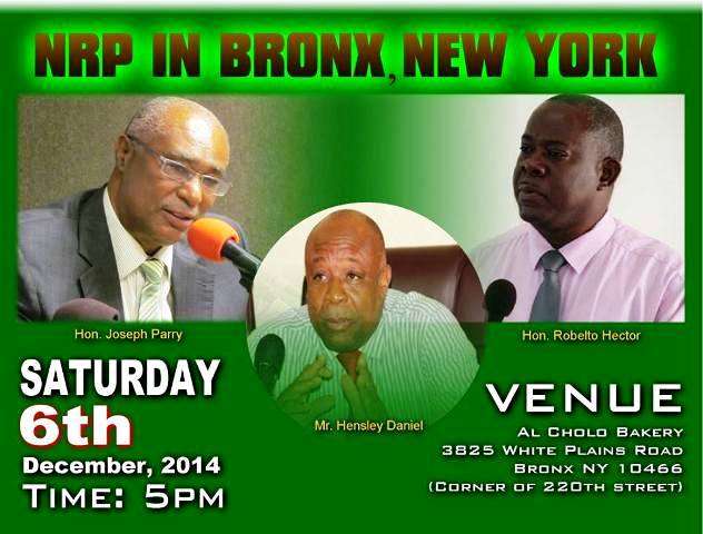 NRP to meet with Nationals and Friends of Nevis in New York