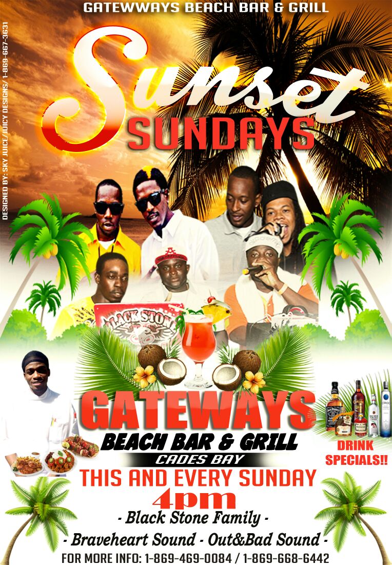 Gateways Beach Bar and Grill presents Sunset Sunday