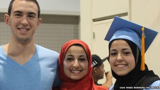 Chapel Hill suspect’s wife says murders not about religion