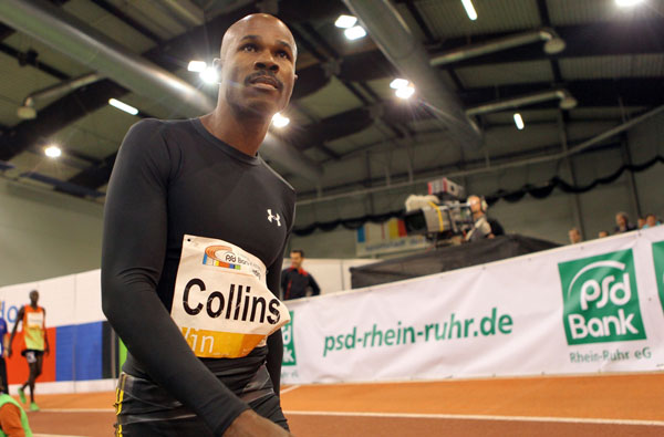 Kim Collins runs world leading time in Poland