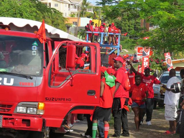 Thousands in Labour’s Massive motorcade/whistlestop Sunday