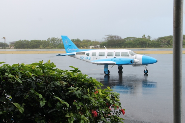 Caribbean Helicopters makes inaugural flight to Vance W. Amory International Airport