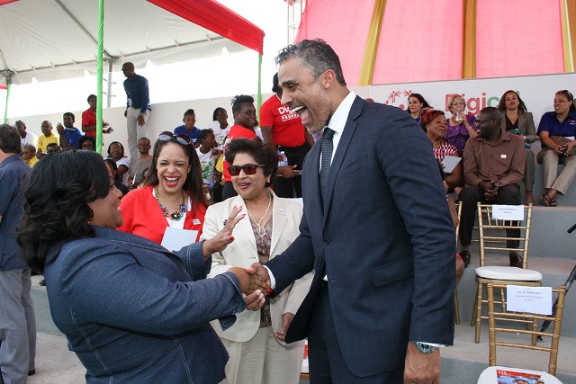 Digicel Foundation and NBA  Legend, Rick Fox, Open First Special Olympics Basketball Court In Jamaica