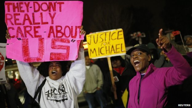 Ferguson police shootings condemned by Barack Obama