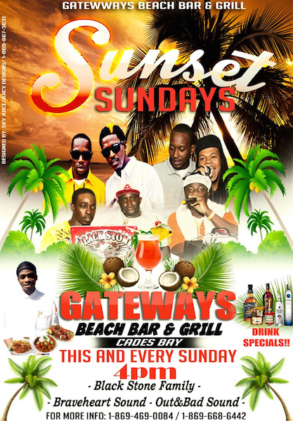 Gateways Beach Bar Presents Sunset Sundays