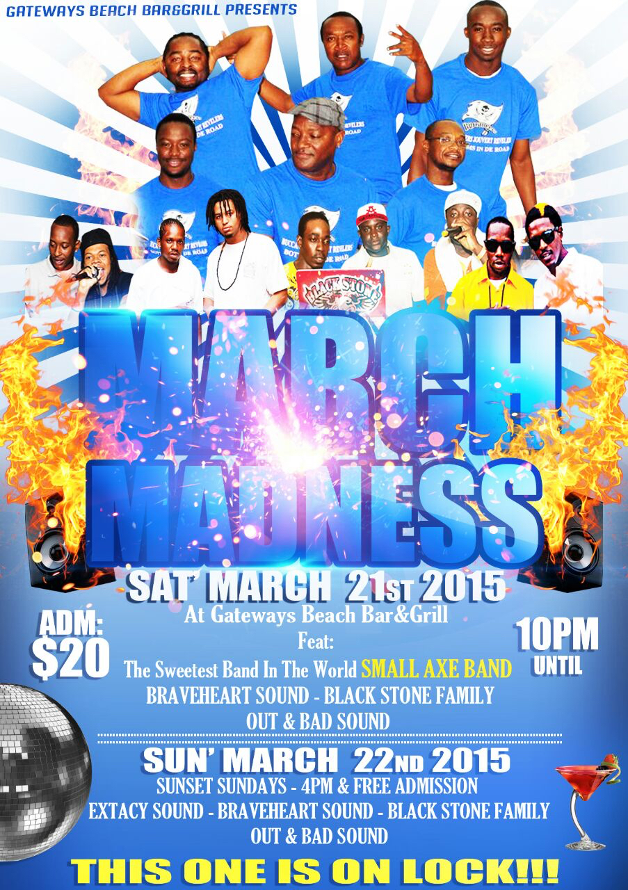 Gateways Beach Bar and Grill Presents: March Madness