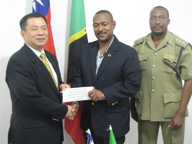 Taiwan Embassy reaffirms its support to The Royal St. Christopher and Nevis Police Force (RSCNPF)
