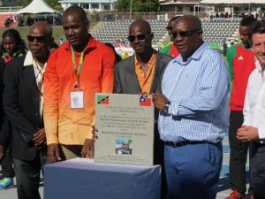 National Athletic Stadium renamed in Honor of Sprint Legend Kim Collins