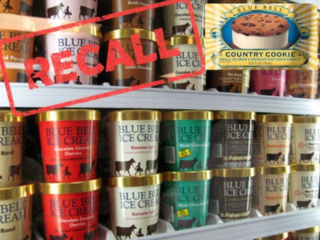 Urgent Public Advisory – Blue Bell Ice Cream Products Recall