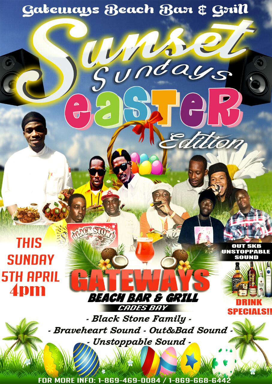 Gateways Beach Bar Presents Sunset Sunday Easter Edition