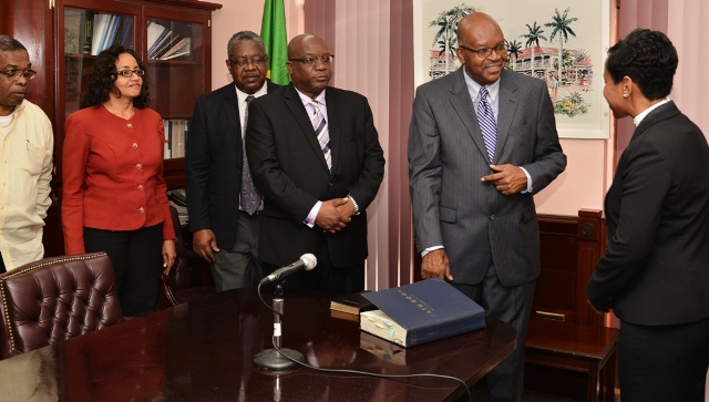 His Excellency Tapley Seaton Swears To Uphold High Standards