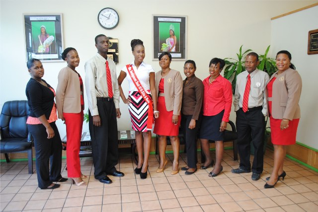 Development Bank sponsors Jonieka Smithen for Miss Culture Queen Pageant 2015