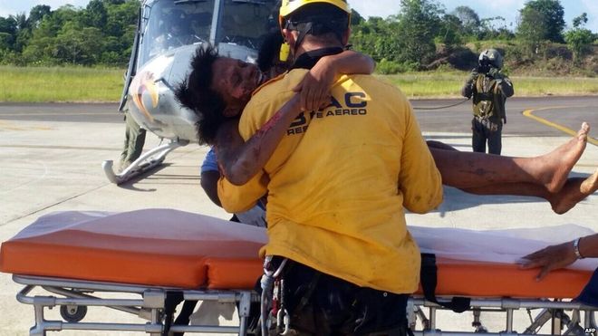 Mother and baby survive Colombia jungle plane crash
