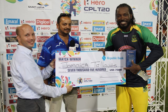 Jamaica Tallawahs (121-0) beat St Lucia Zouks (118-9) by 10 wickets