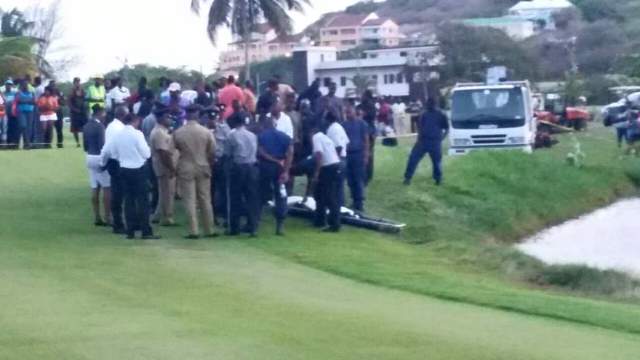 Incident at Frigate Bay Golf Course resulted in the death of one person