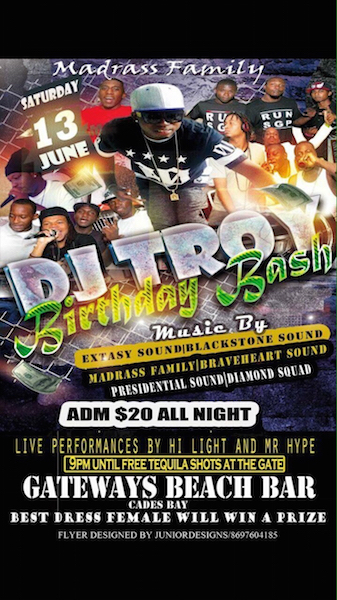 Gateways Beach Bar and Grill: DJ Tro Birthday Bash