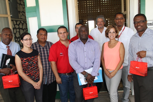 Venezuelan delegation visits Nevis; explore use of renewable energy in government owned high schools