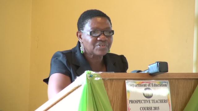 Prospective teachers on Nevis urged make use of training
