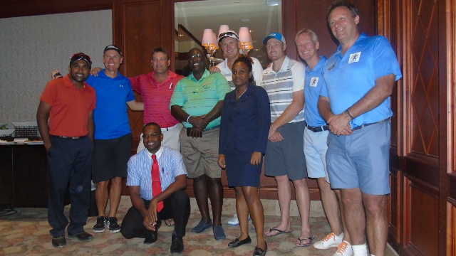CPL Golfers Visit Nevis
