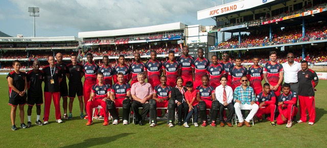 Trinidad and Tobago Red Steel (178-5) beat Barbados Tridents (158-4) by 20 runs.