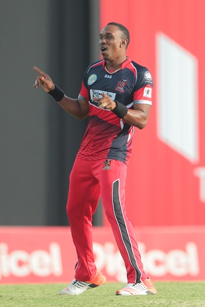 Trinidad and Tobago Red Steel (124-7) beat Guyana Amazon Warriors (118 all out) by three wickets with one ball remaining