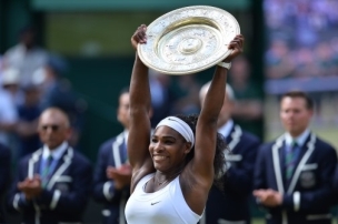 History girl Serena wins sixth Wimbledon