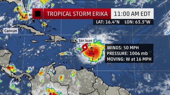 TS ERIKA WARNING CONTINUES FOR SKN 11:00 a.m – 27 Aug) Hurricane Awareness