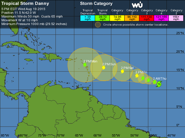 CDEMA Tropical Storm Danny