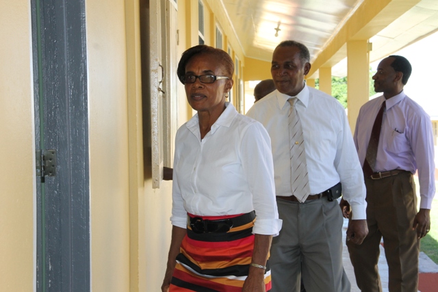 Nevis Education Minister Amory continues inspection tour of schools