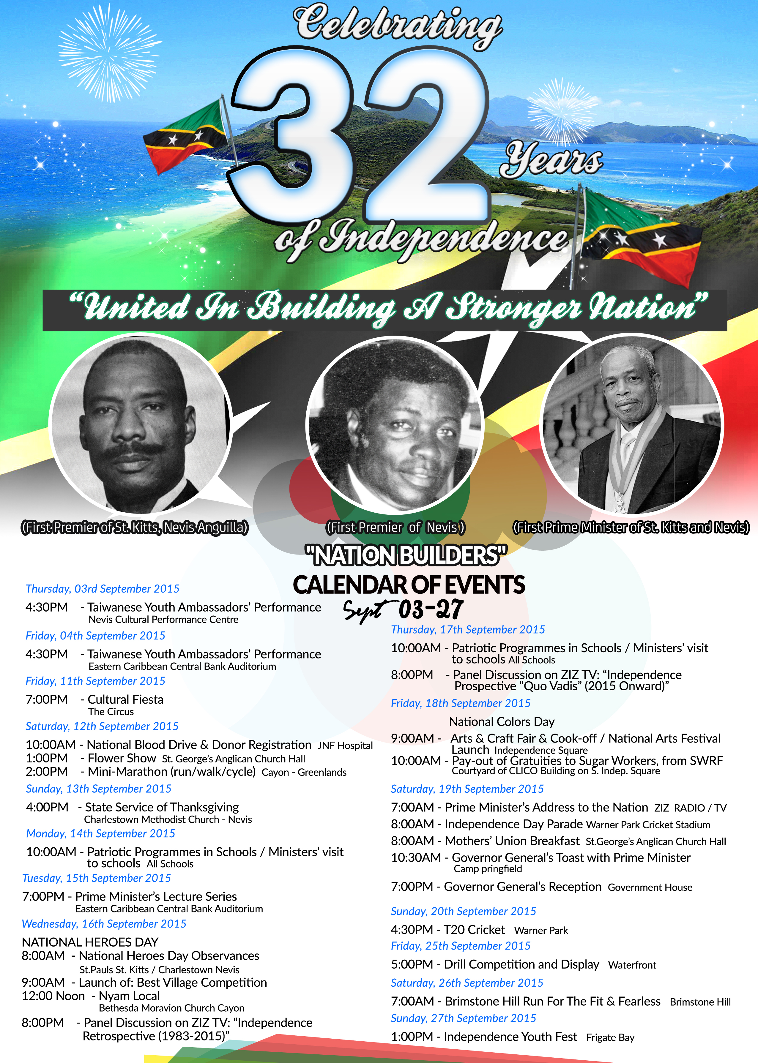 Independence Calendar of Events