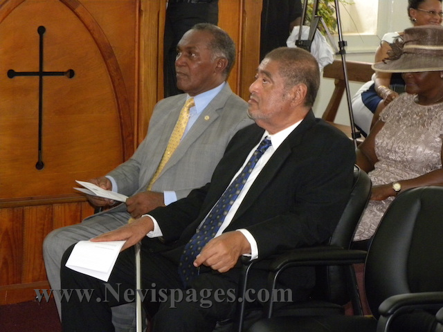 HISTORIC STATE SERVICE HELD IN NEVIS