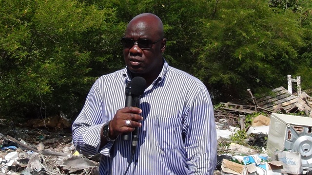 Minister Jeffers Refers to act of Illegal Dumping as despicable