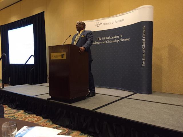 GLOBAL CITIZENSHIP SEMINAR Organised by Henley and Partners Miami, Florida, USA October 19, 2015