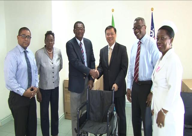 WHEELCHAIR DONATION DEMONSTRATES THE CARE FOR DIFFERENTLY-ABLED AND SENIORS