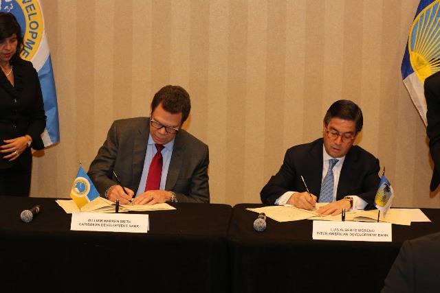 CDB signs agreement with IDB to secure USD 71.5M sustainable energy programme for Eastern Caribbean