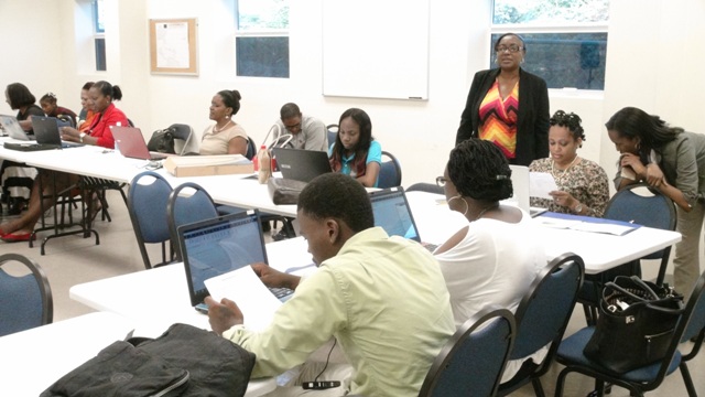 Small business owners trained in Quick Books Accounting on Nevis, urged to invest in computer systems