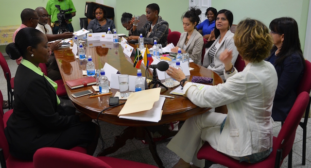 ST. KITTS AND NEVIS AND COLUMBIA DISCUSS AREAS OF MUTUAL BENEFIT