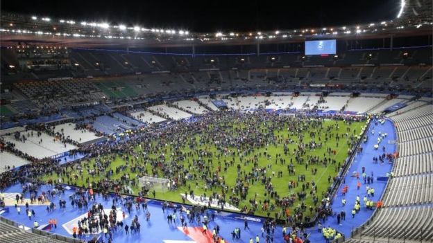 Paris attacks: Dozens dead and hostages held at Bataclan