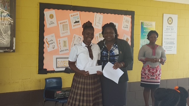TYESHA MOSES REWARDED FOR MAKING THE FINAL ROUND OF FCCA COMPETITION