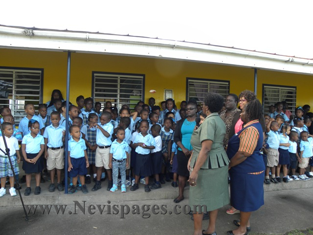 Student of the Maude Crosse Preparatory School, presented for winning Courts Reading Competition