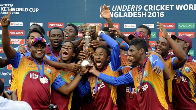 WINDIES UNDER 19 TAKE WORLD CUP TROPHY FOR A HISTORIC FIRST TIME