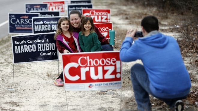 US election 2016: Nevada and South Carolina in key votes