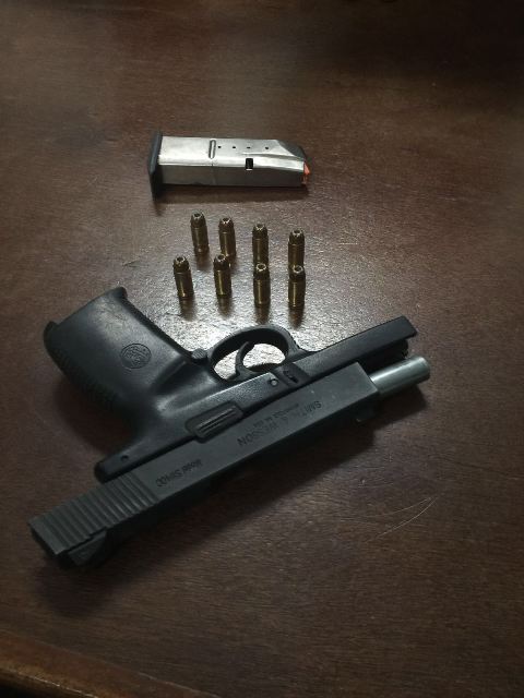 ILLEGAL FIREARM SEIZED DURING STOP AND SEARCH IN OTTLEY’S