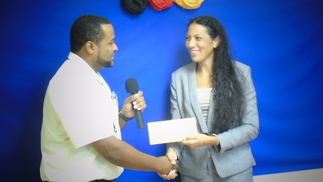 Sheldon ’Freddie’ David donates to Pink Lily
