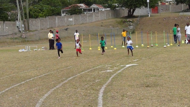 BLUE DOMINATES AT CHARLESTOWN PRE SCHOOL SPORTS MEET