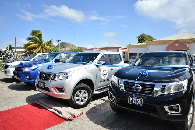 Water Services Department Receives Six Vehicles to Improve Services to the Country