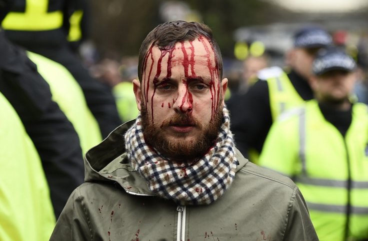 Violence flares outside White Hart Lane as North London football derby turns ugly