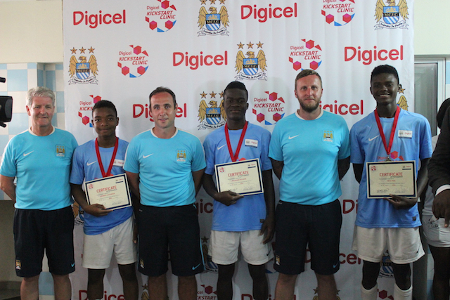 HAITI BOYS SHOWCASED THEIR SKILL AS PART OF THE DIGICEL KICKSTART CLINIC